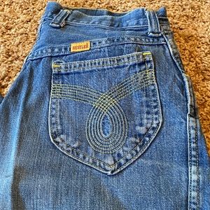 MADE IN USA! Vintage 70’s Ladies Rustlers Size Jr’s 15. Actual 29 Waist, 31 Long